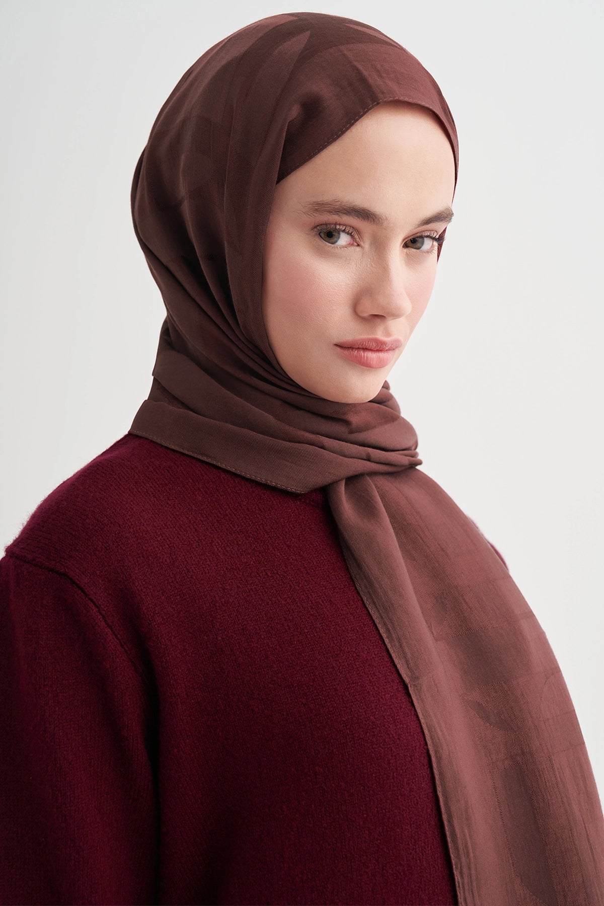 Geometrik Desen Liora Pamuk Scarf