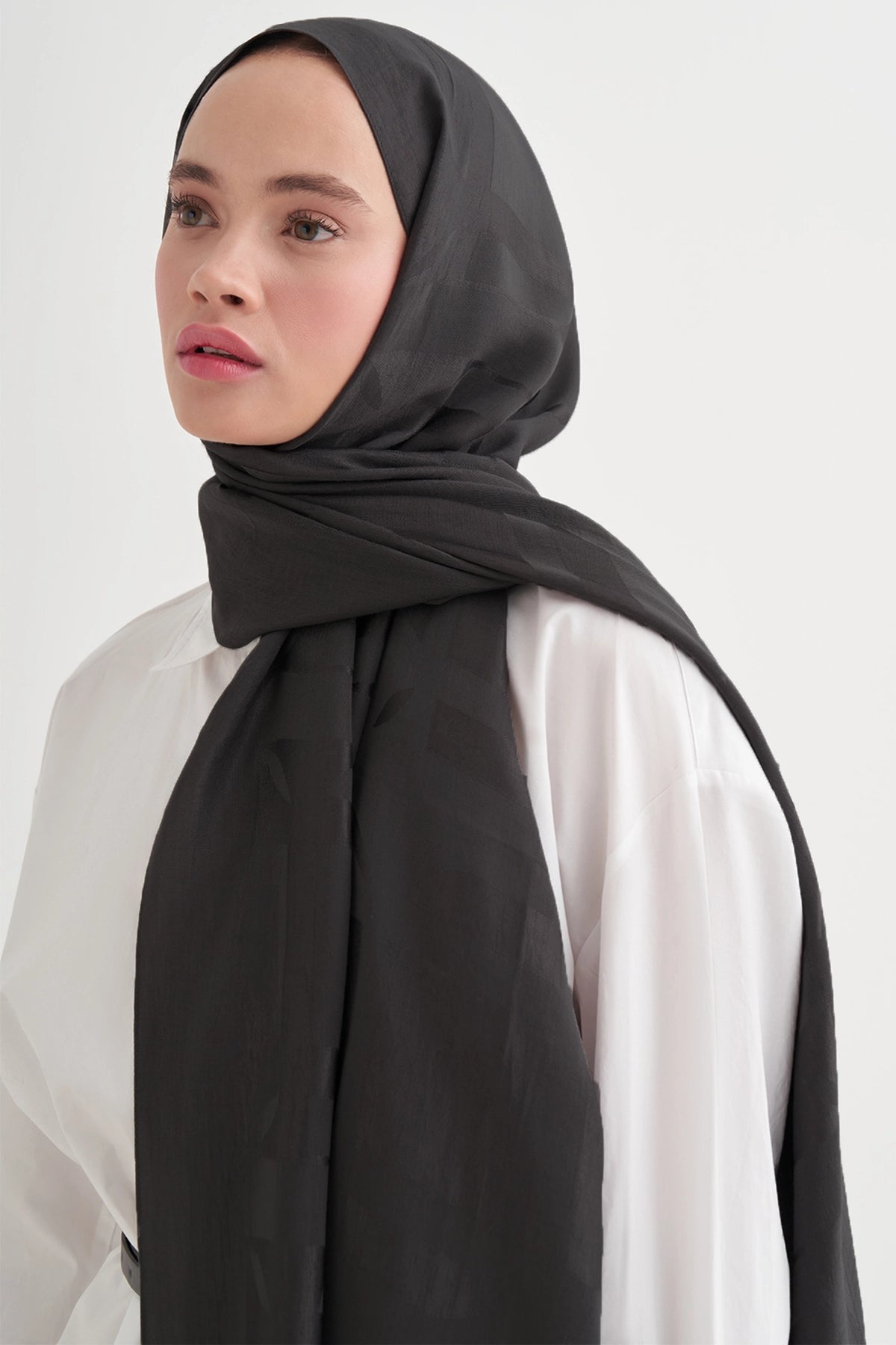 Geometrik Desen Liora Pamuk Scarf