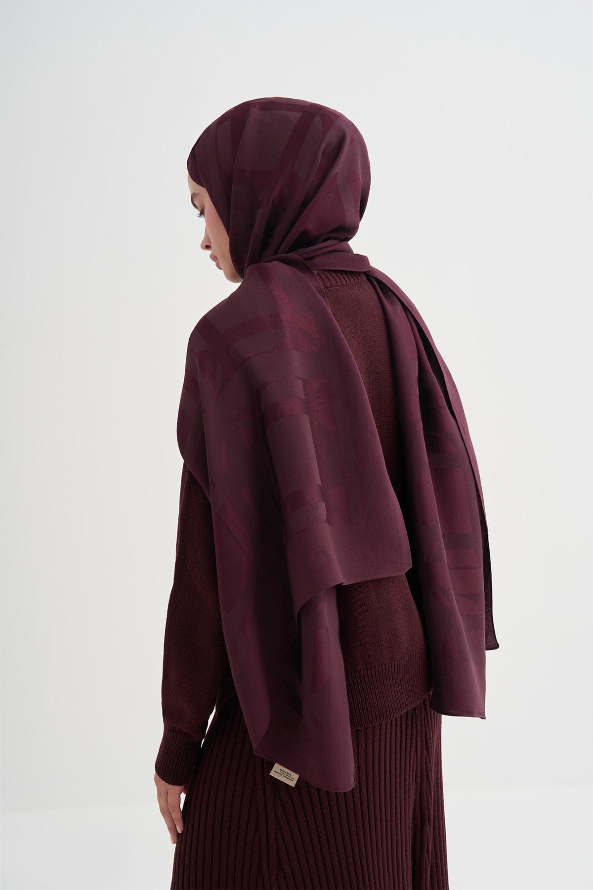 Geometrik Desen Liora Pamuk Scarf