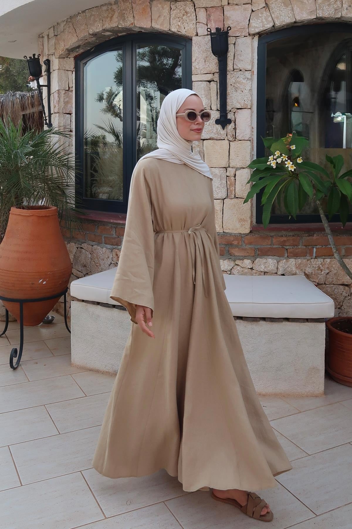 Maha Elbise Wheat