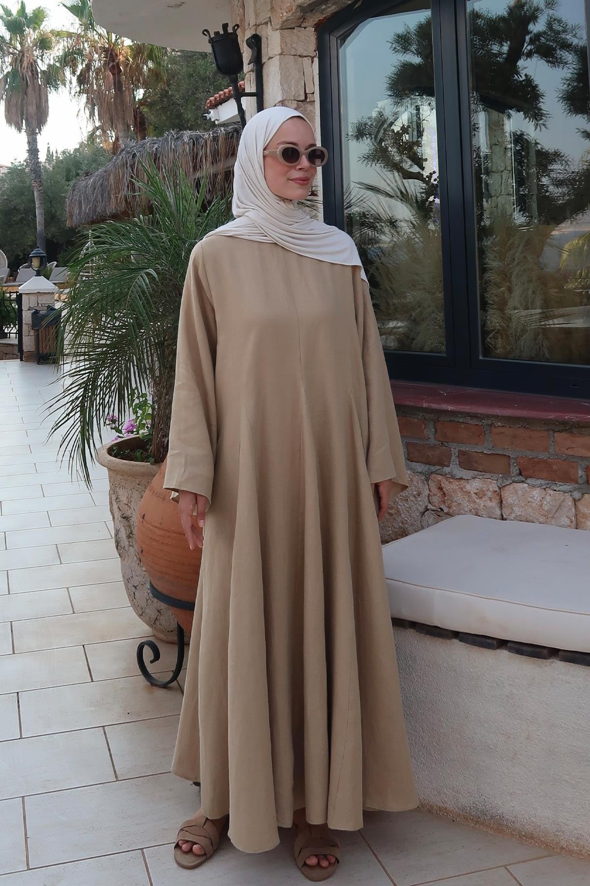 Maha Elbise Wheat