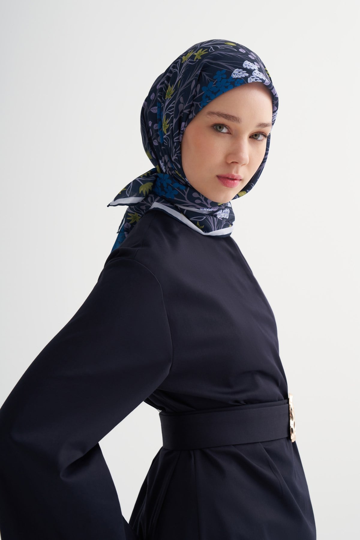 Else Soft Scarf Lacivert
