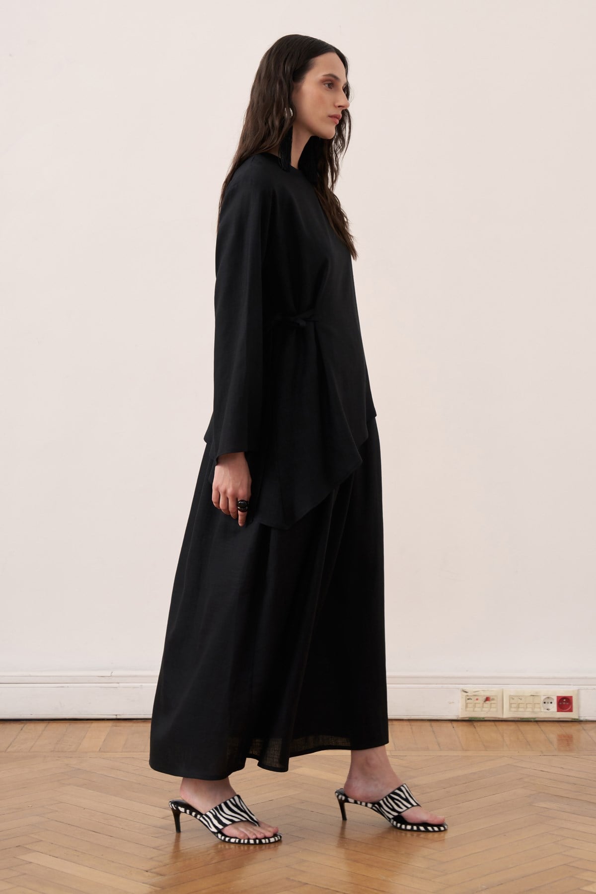 Faye Linen Two-Piece Dress Set