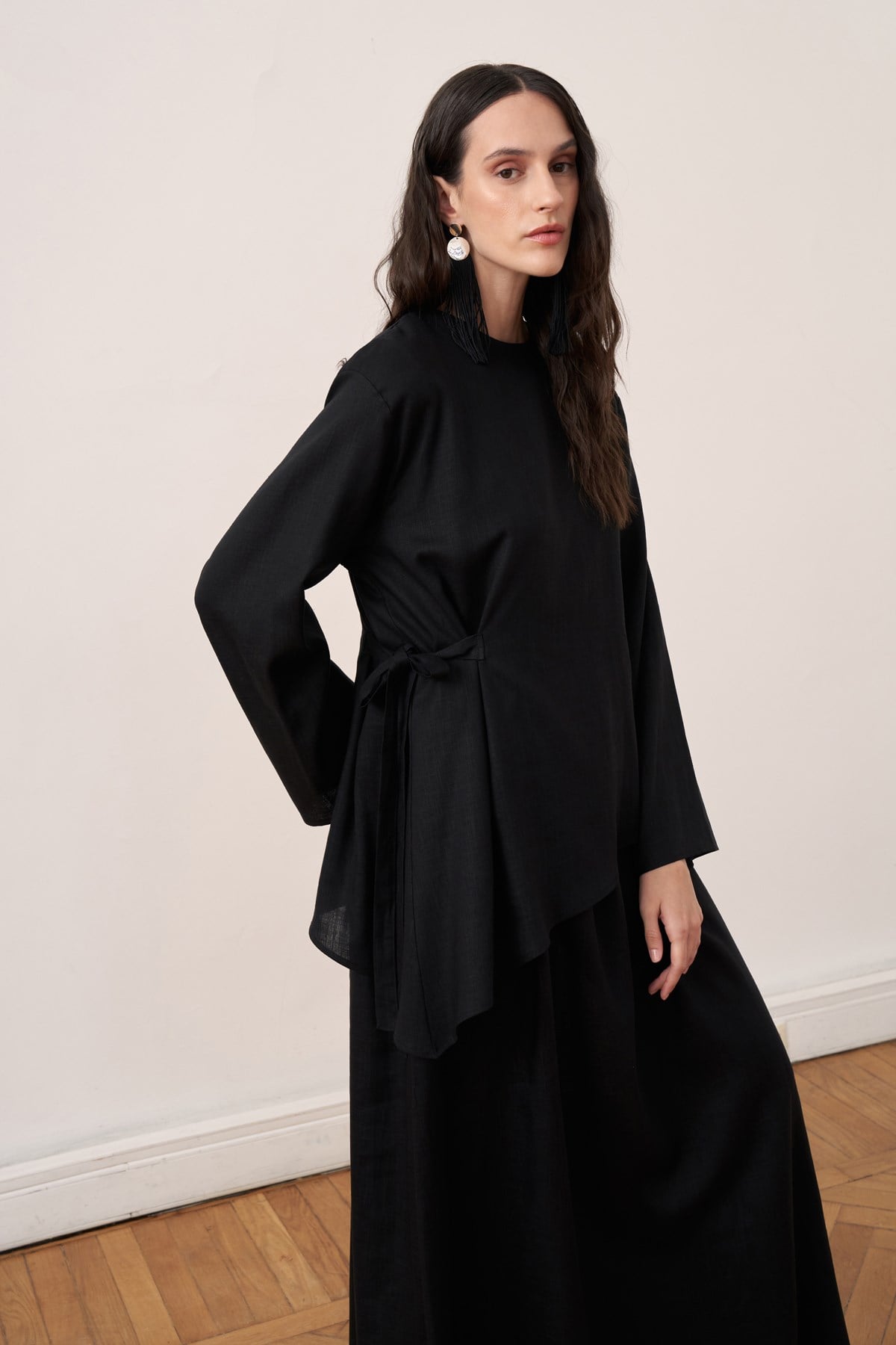 Faye Linen Two-Piece Dress Set