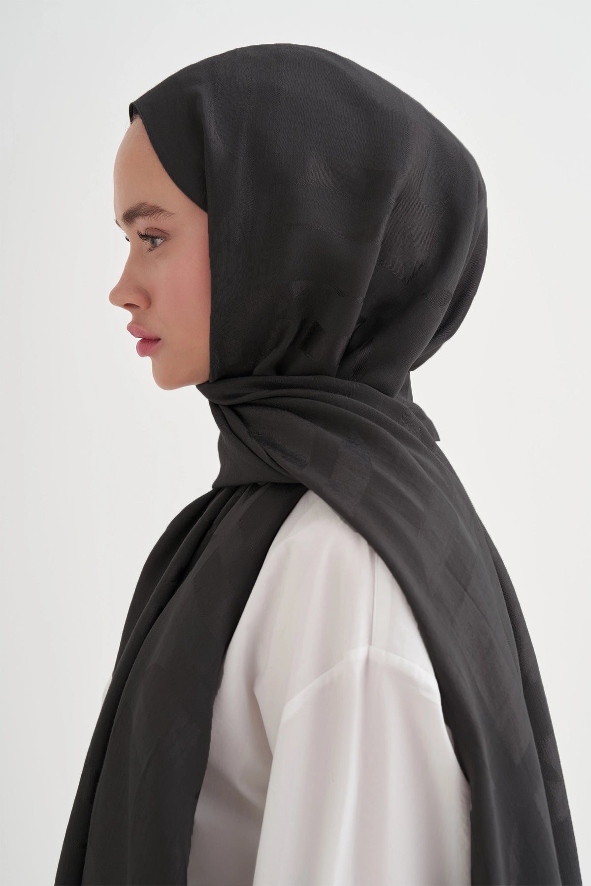 Geometrik Desen Liora Pamuk Scarf