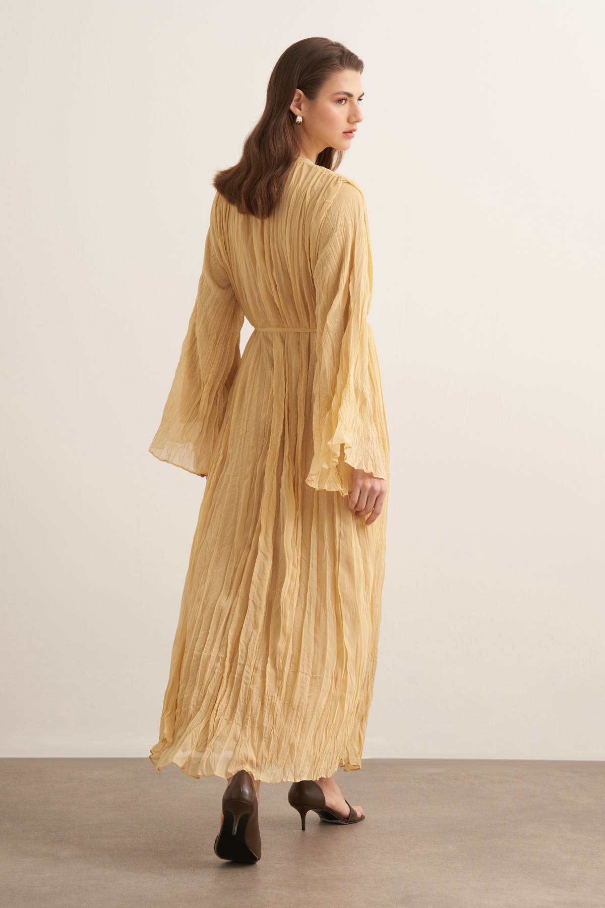 Fouzia Crush Chiffon Dress