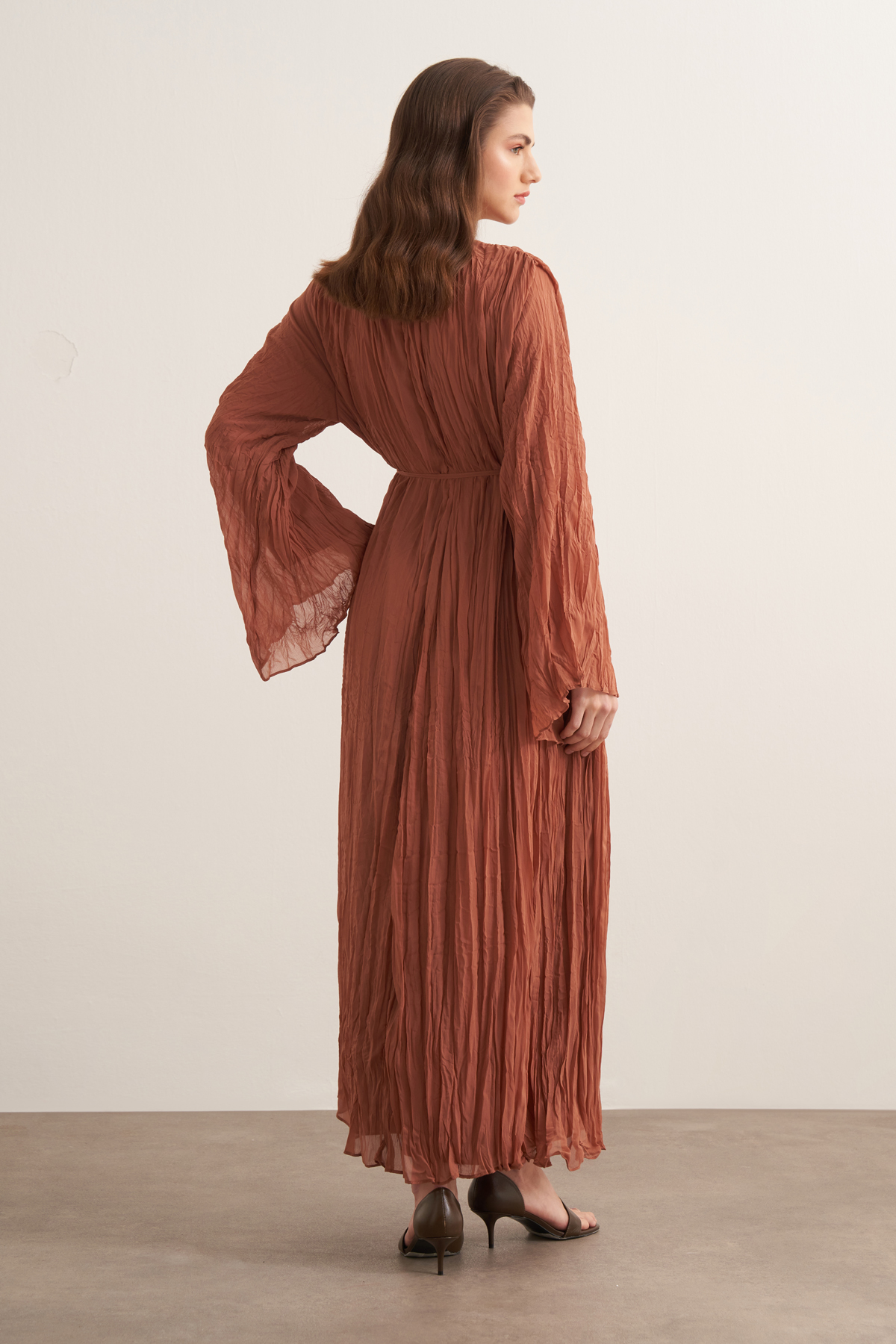Fouzia Crush Chiffon Dress