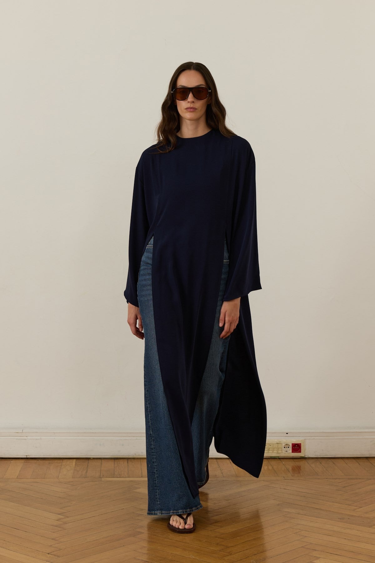 Kheesa Slit Detail Blouse