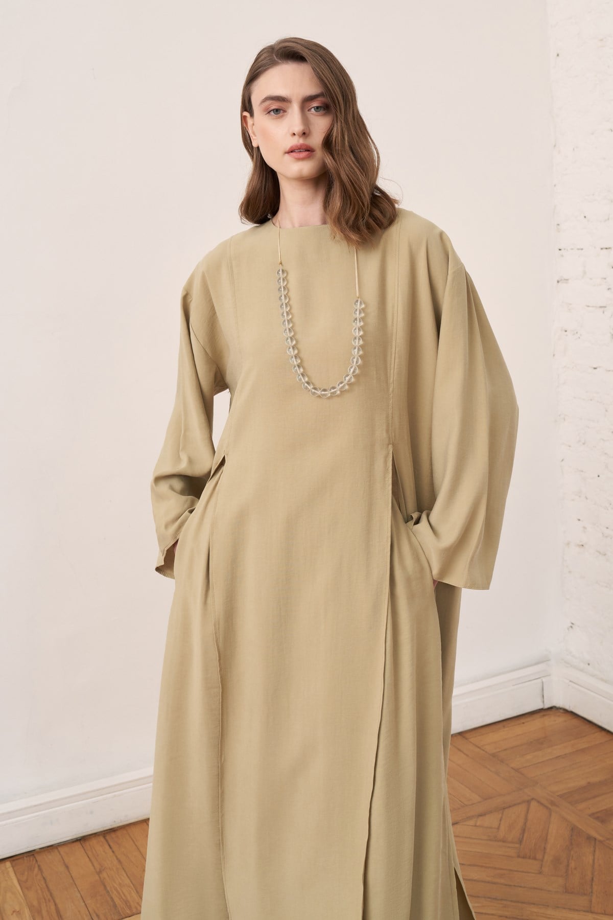 Kheesa Modal Blouse with Slit Details
