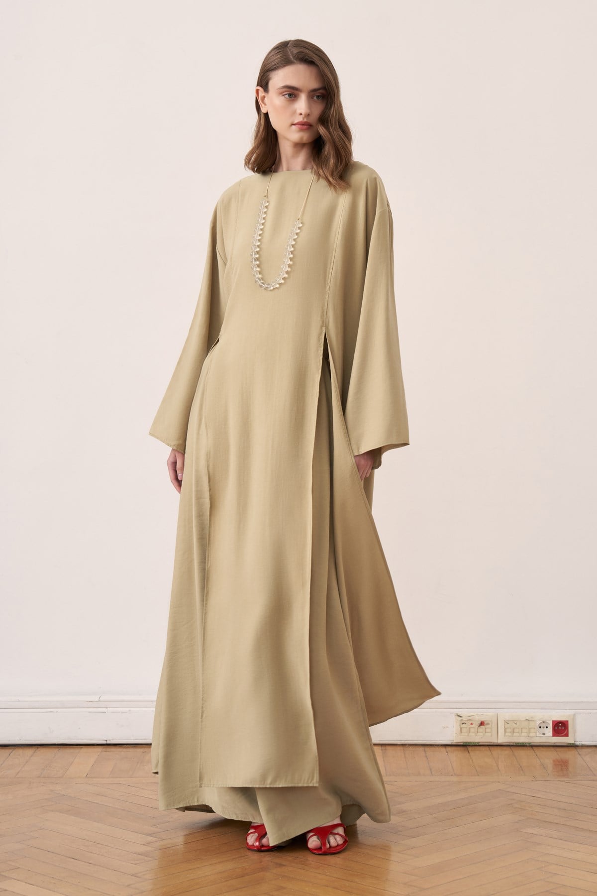 Kheesa Modal Blouse with Slit Details