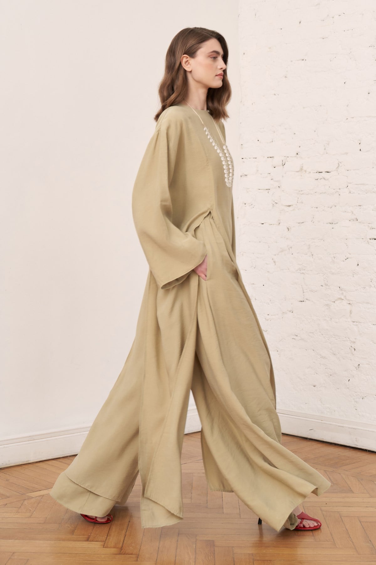 Kheesa Modal Blouse with Slit Details