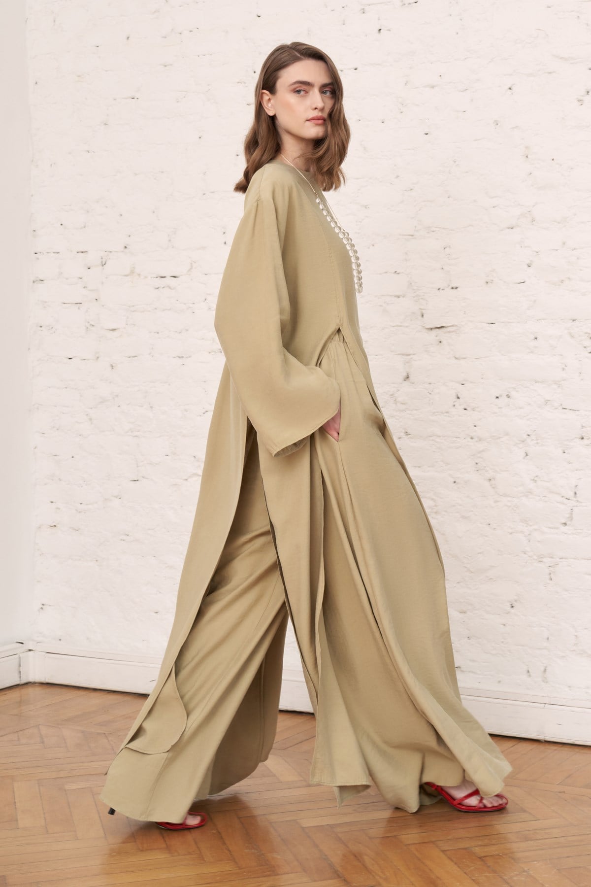 Kheesa Modal Blouse with Slit Details