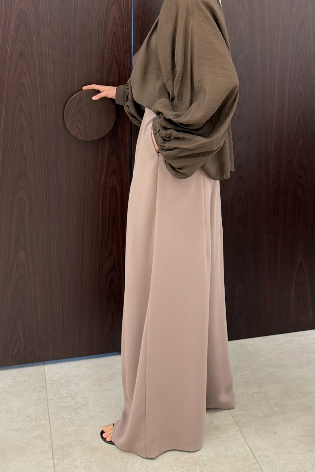Leona Ruffled Wide Leg Trousers