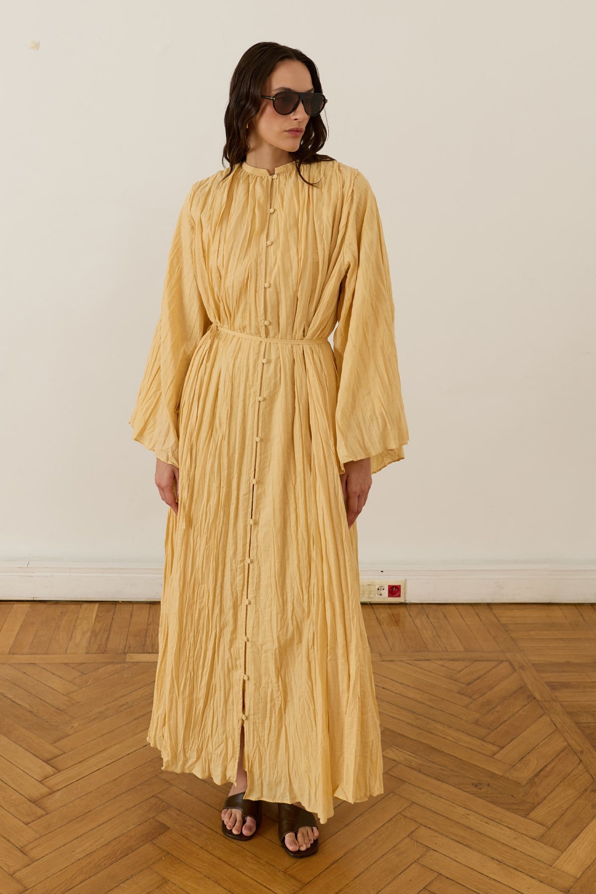 Noemi Crush Voile Dress