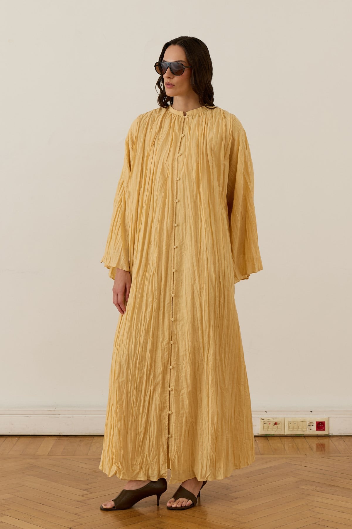 Noemi Crush Voile Dress