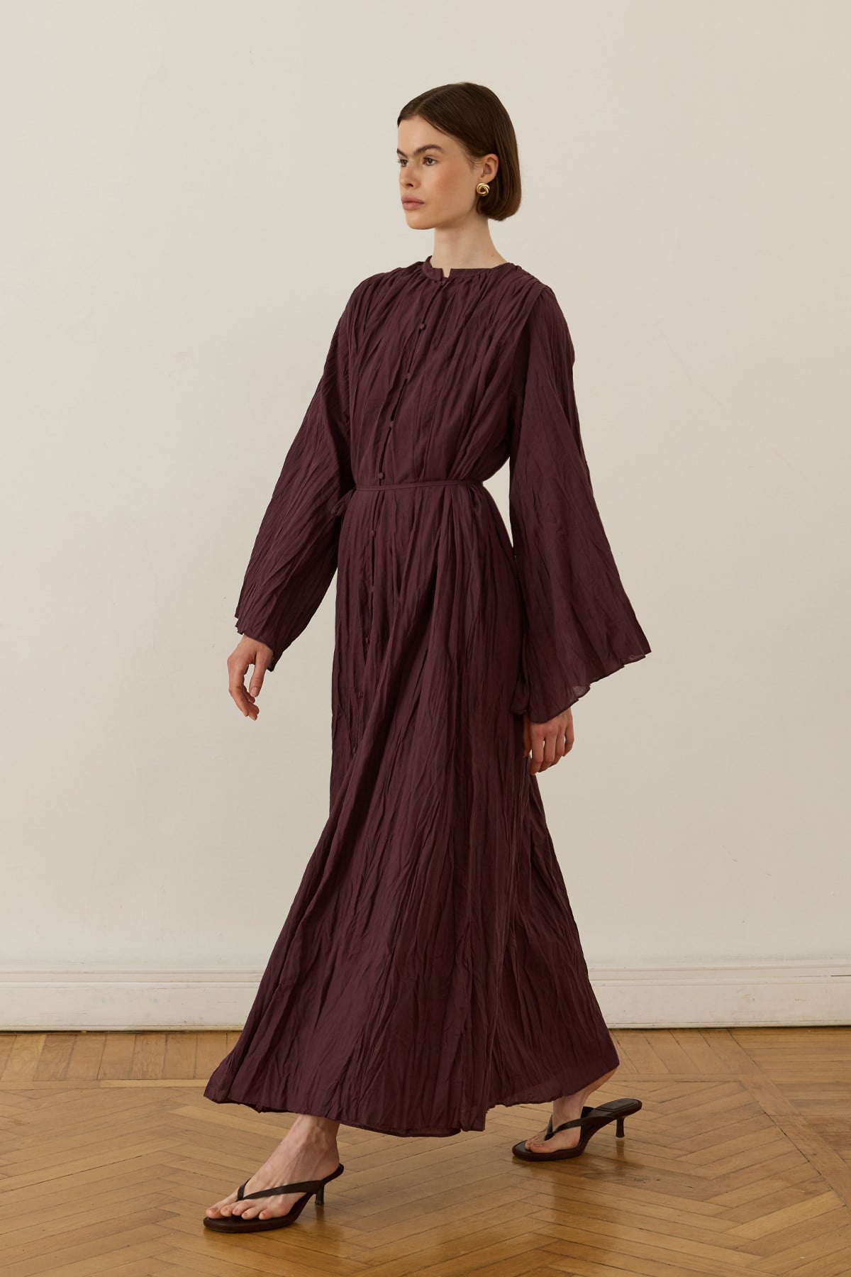 Noemi Crush Voile Dress