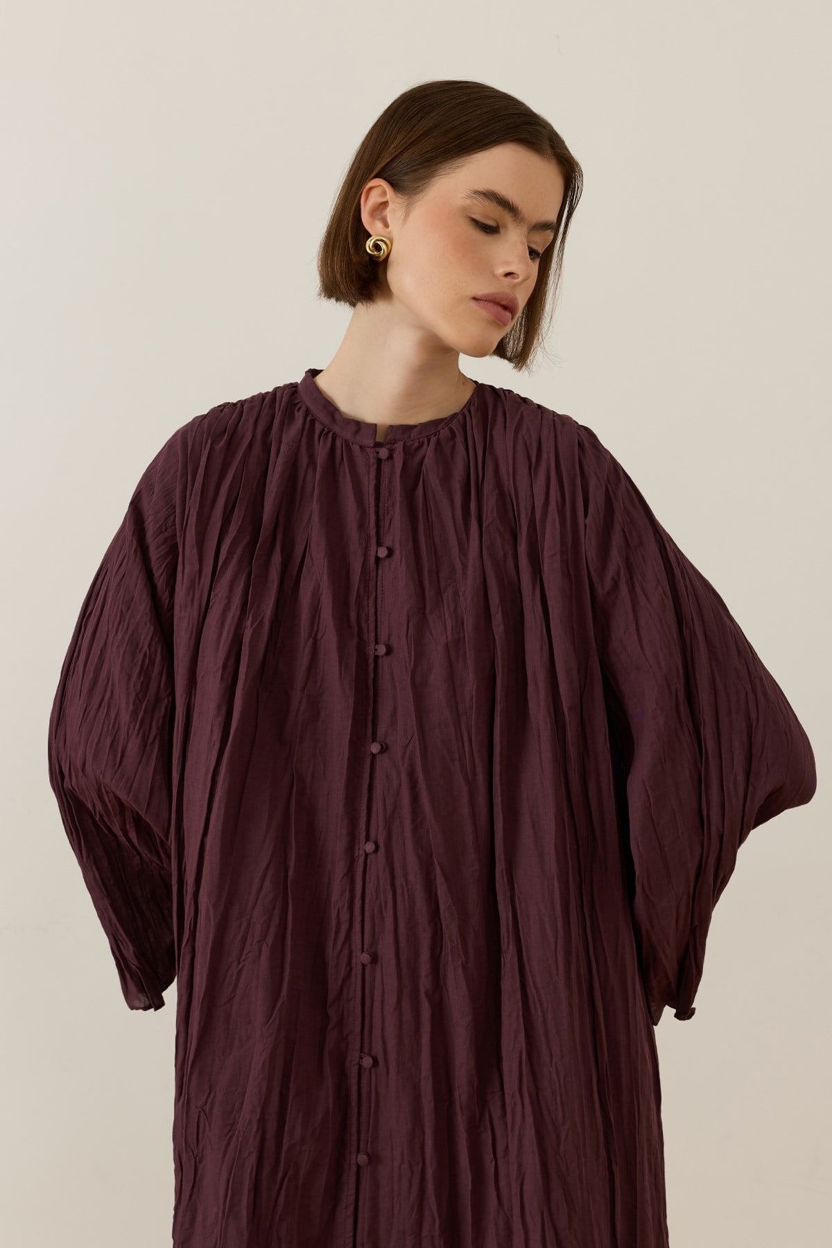 Noemi Crush Voile Dress