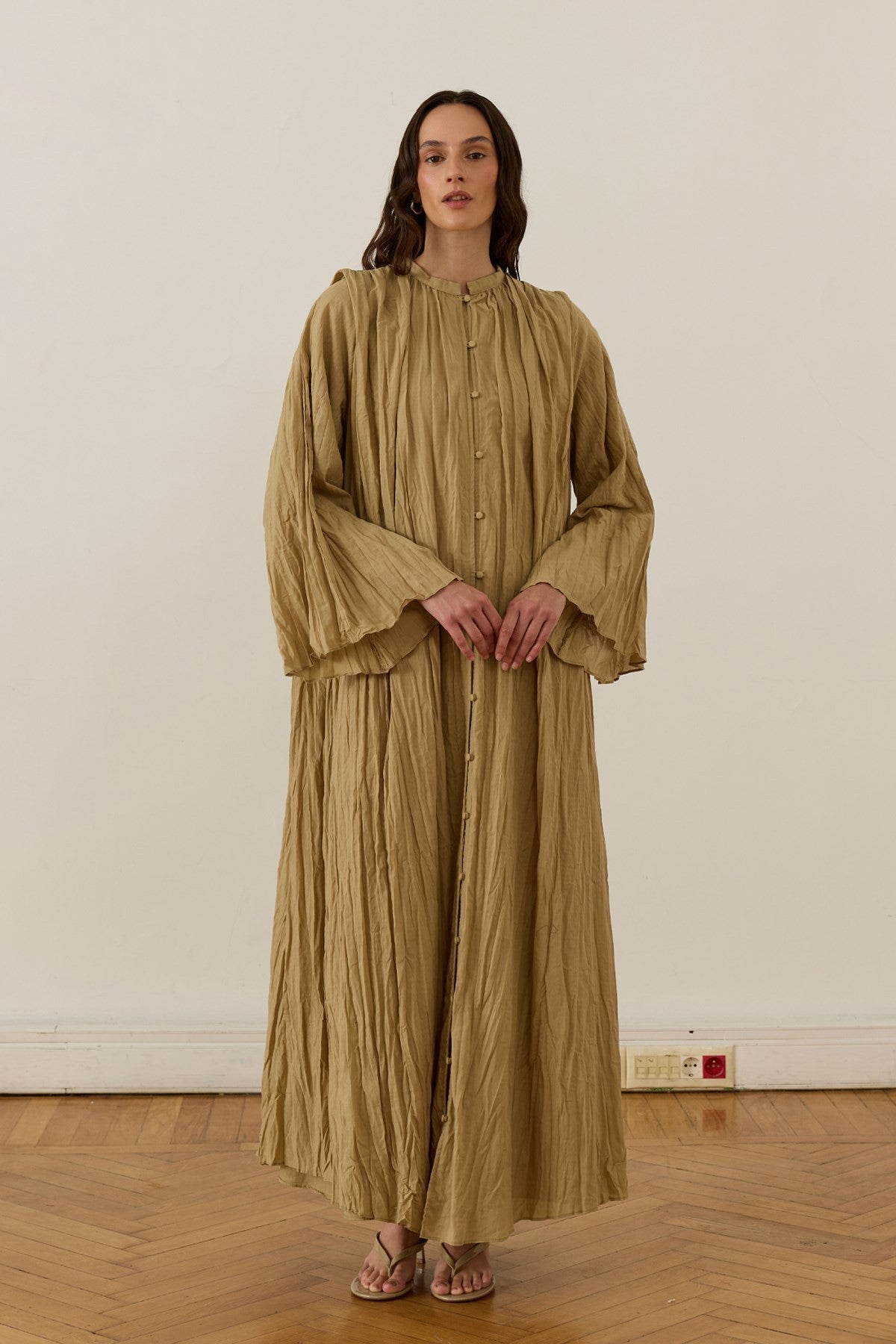 Noemi Crush Voile Dress
