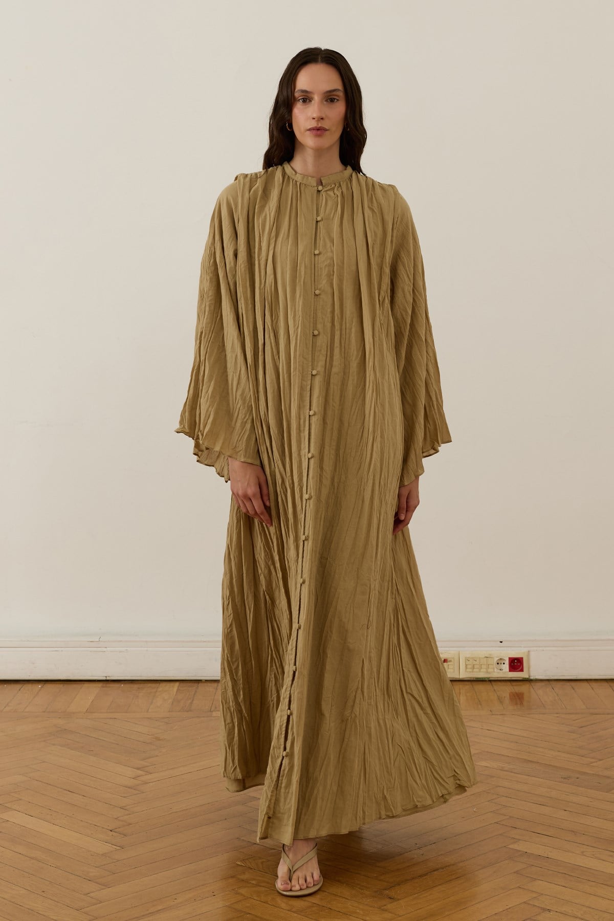Noemi Crush Voile Dress