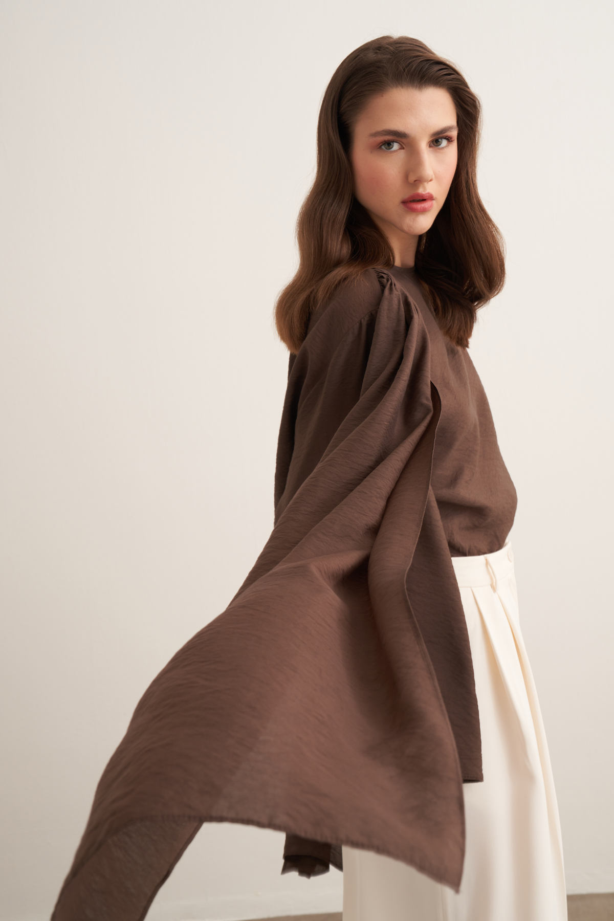 Nova Shawl Form Blouse