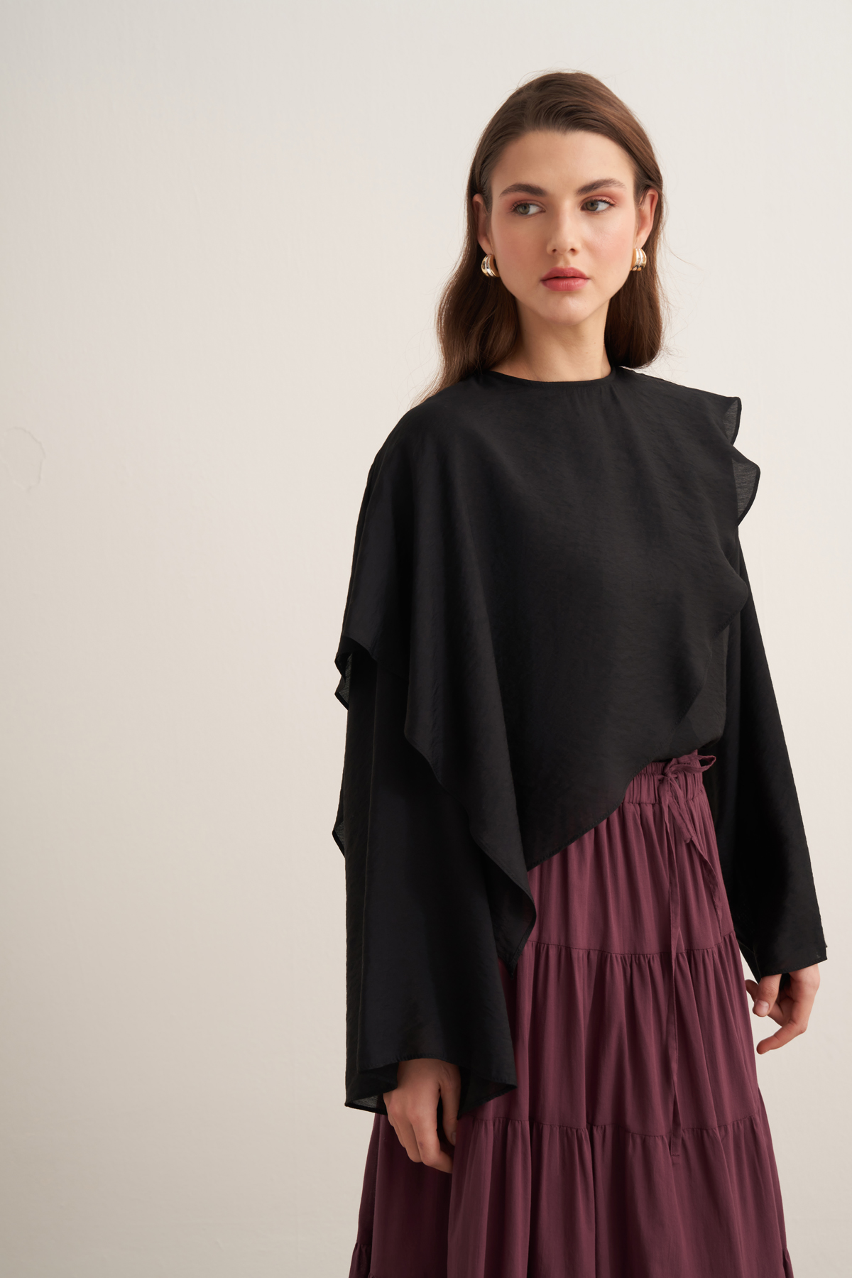 Soraya Cape Effect Blouse