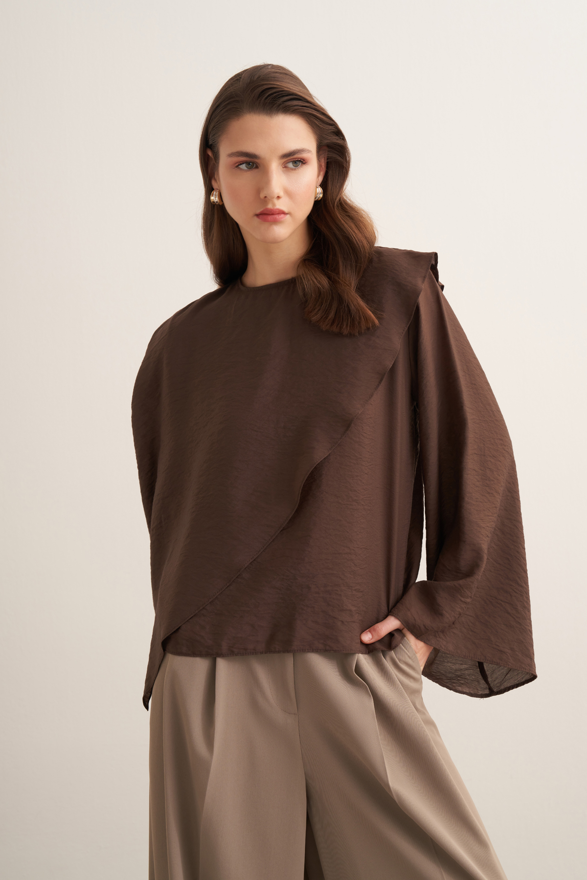 Soraya Cape Effect Blouse