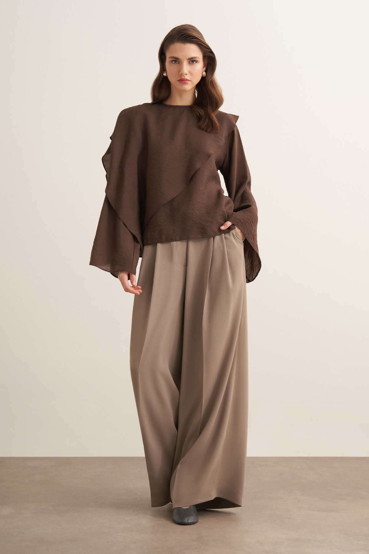 Soraya Cape Effect Blouse
