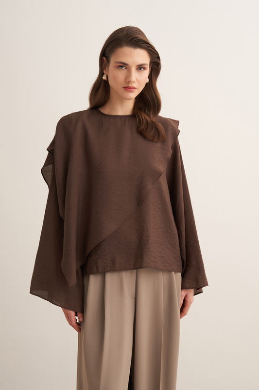 Soraya Cape Effect Blouse